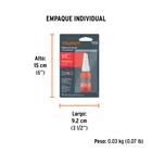 Fijador de roscas, permanente, 10 ml, rojo, TRUPER 5