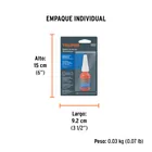 Fijador de roscas, removible, 10 ml, azul, TRUPER 5