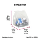 Bolsa con 200 pijas #8 x 3/4' combinadas (cuadro + Phillips) 7