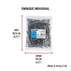 Bolsa con 200 pijas #8 x 1-1/2' combinadas (cuadro+Phillips) 6