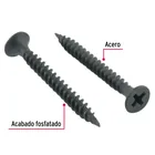 100pijas#8x1-1/2'cabeza plana phillips multiusos cuerda fina 2