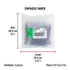 100 pijas #8 x 2'cabeza plana phillips multiusos cuerda fina 6