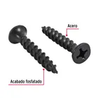 100 pijas #6 x 1-3/4'cabeza plana phillips multiusos 2