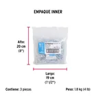 Bolsa con 200 pijas para lámina, #8 x 1-1/2', FIERO 6