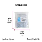 Bolsa con 150 pijas para lámina, #10 x 1-1/2', FIERO 7