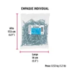 Bolsa 200 pijas para lámina cabeza plana #8 x 1-1/2', FIERO 5