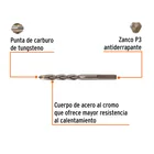 Broca para concreto de 5/16 x 4', TRUPER 2