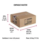 Bolsa con 50 remaches 1/8' x 5/16' de aluminio, ala 1/4' 7