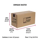 Bolsa con 50 remaches 3/16' x 3/4' de aluminio, ala 3/8' 7