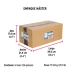 Bolsa con 2 taquetes arpón 5/8' x 6', FIERO 7