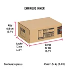 Bolsa con 6 taquetes arpón 3/8' x 2-3/4', FIERO 6