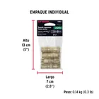 Bolsa con 4 taquetes expansivos de 5/16' sin tornillo, FIERO 5