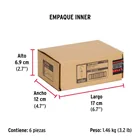 Bolsa con 4 taquetes expansivos 10x65 mm con armella abierta 6