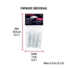 Bolsa con 4 taquetes expansivos de 5/16' con tornillo, FIERO 5