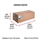 Bolsa con 50 taquetes de plástico 1/4', FIERO 7
