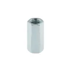 Bolsa con 5 tuercas cople, 1/4' acero galvanizado , FIERO 1