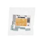 Bolsa con 5 tuercas cople, 1/4' acero galvanizado , FIERO 3