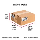 Bolsa con 150 tuercas de seguridad, 5/16' , FIERO 4