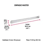 Varilla roscada de 1 m x 1/4', FIERO 6