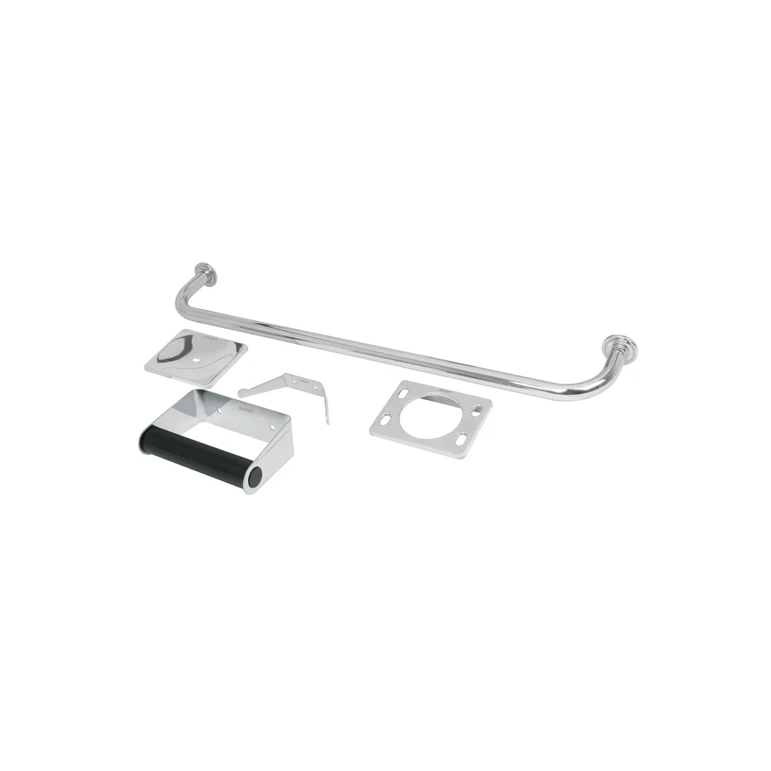Juego de 5 accesorios para baño, acero inoxidable, BASIC