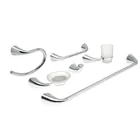 Juego de 6 accesorios para baño metálicos, FOSET AERO 1