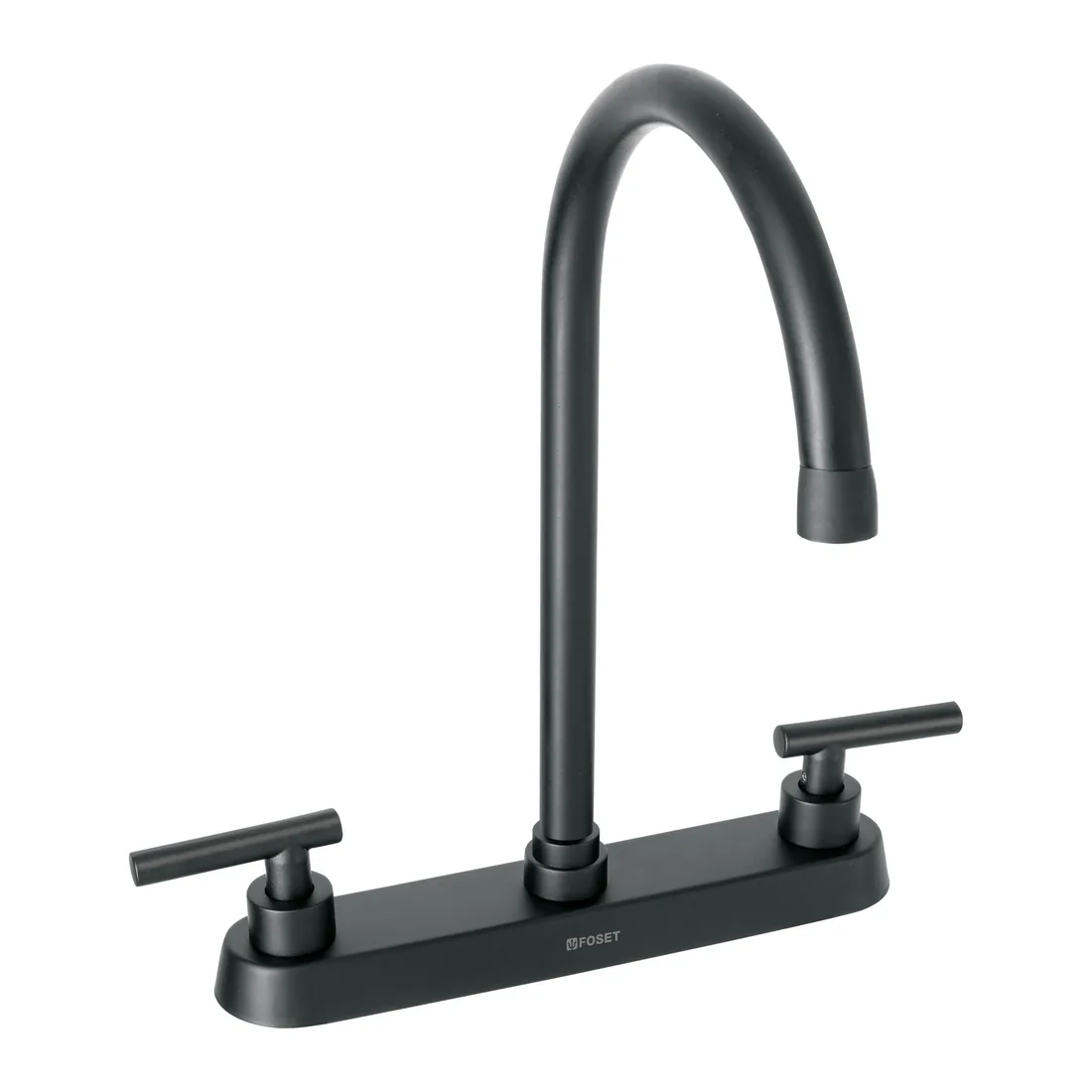 Mezcladora para fregadero,manerales palanca,negro mate TÚBIG