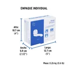 Llave individual para lavabo, maneral metálico, FOSET BASIC 4
