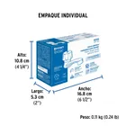 Llave individual lavabo, ABS, hexagonal, BASIC 5