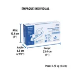 Mezcladora 4' lavabo, ABS, cuello curvo, palanca, BASIC 6