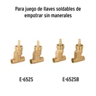 Cartucho de compresión para llaves de empotrar, FOSET 7