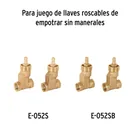 Cartucho de compresión para llaves de empotrar, FOSET 8