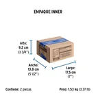 Juego llaves empotrar roscables, maneral metálico, FOSET 7