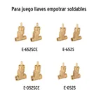 Juego de 2 manerales acrílico trans. para regadera, BASIC 4