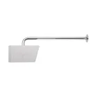 Regadera cuadrada 8', acero inox, con brazo, cromo, TÚBIG 1