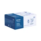 Regadera cuadrada 3-3/4' brazo y chapetón de acero, BASIC 6