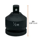 Adaptador de Impacto 3/4' (H) x 1/2' (M), TRUPER 3