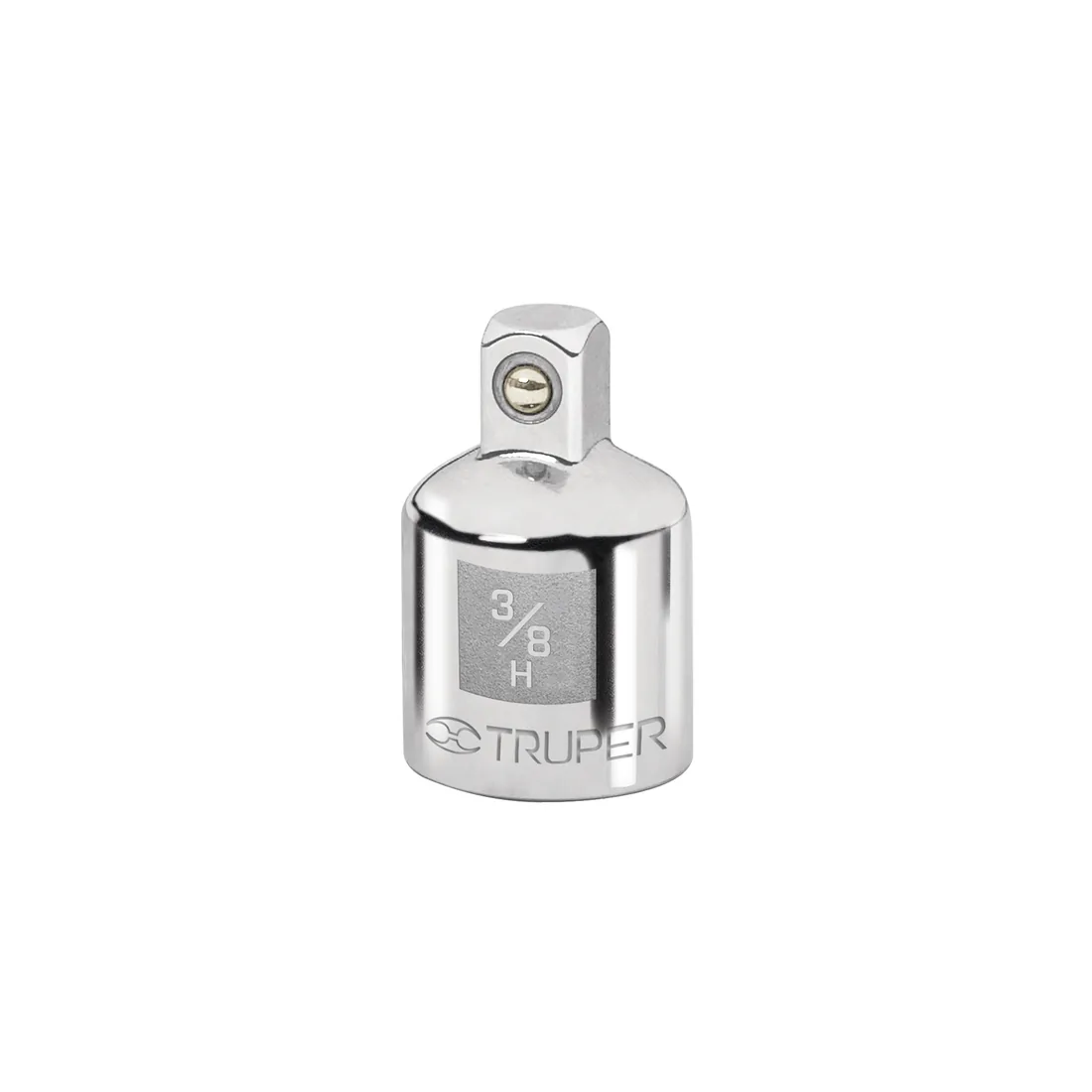 Adaptador para matraca de cuadro 3/8' a cuadro 1/4', TRUPER
