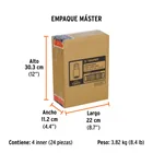Adaptador para matraca de cuadro 3/4' a cuadro 1/2', TRUPER 7