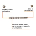Broca para concreto de 3/8 x 5', TRUPER 2