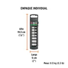 Juego de 7 dados torx cuadro 1/4', TRUPER 4