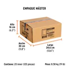 Dado de 5/8', 6 puntas, cuadro 1/2', TRUPER 7