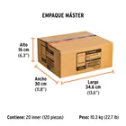 Dado de 11/16', 6 puntas, cuadro 1/2', TRUPER 7