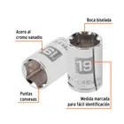 Dado de 19 mm, 6 puntas, cuadro 1/2', TRUPER 2