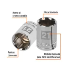 Dado de 21 mm, 6 puntas, cuadro 1/2', TRUPER 2