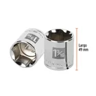 Dado de 1-3/16', 6 puntas, cuadro 1/2', TRUPER 3