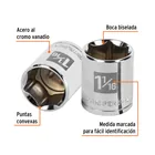 Dado de 1-1/16', 6 puntas, cuadro 1/2', TRUPER 2
