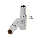Dado largo de 3/8', 6 puntas, cuadro 1/2', TRUPER 3