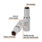 Dado largo de 12 mm, 6 puntas, cuadro 1/2', TRUPER 2