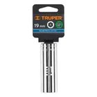 Dado largo de 19 mm, 6 puntas, cuadro 1/2', TRUPER 4