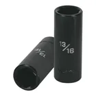 Dado largo impacto de 13/16', 6 puntas, cuadro 1/2', TRUPER 1